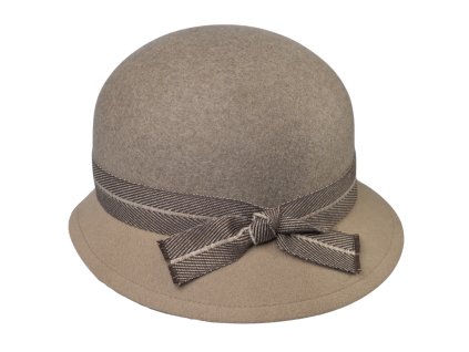Dámsky béžový Cloche klobúk - Patricia