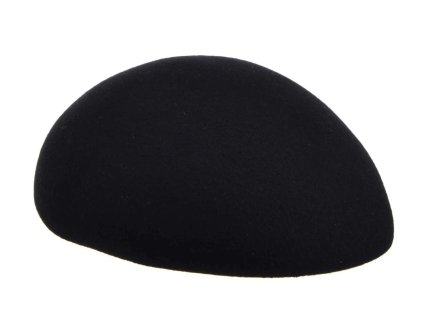 Dámska čierna plstená lodička - plstený baret - Seeberger