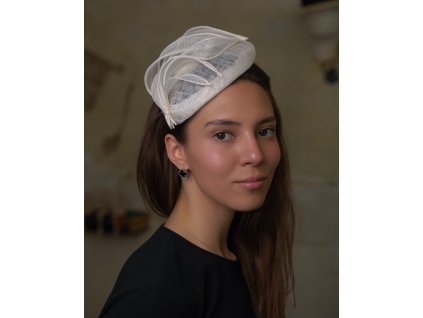 Dámsky fascinátor Seeberger – biely