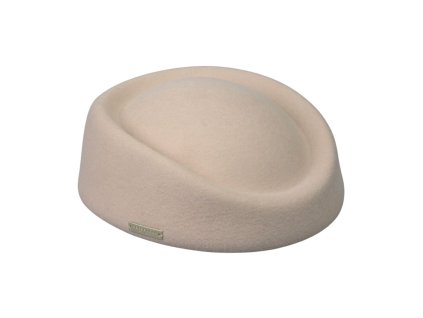Dámska svetlo béžová plstená lodička - plstený baret - Seeberger