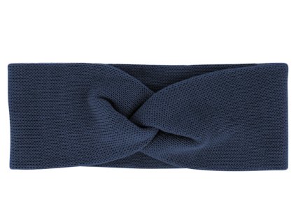 Dámska modrá čelenka od Fiebig - 100% organická bavlna