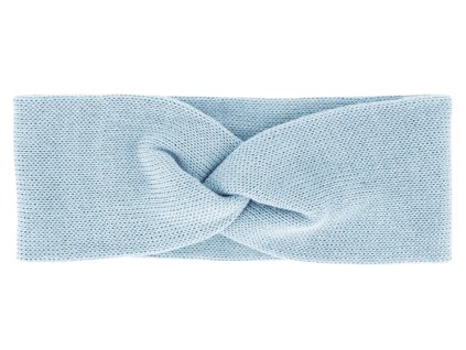 Dámska svetlo modrá čelenka od Fiebig - 100% organická bavlna