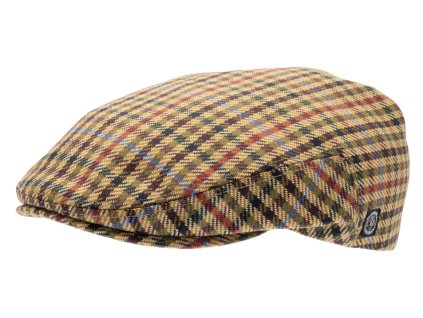 Vlnená bekovka - driver cap od CTH Ericson - Edward Checked Camel