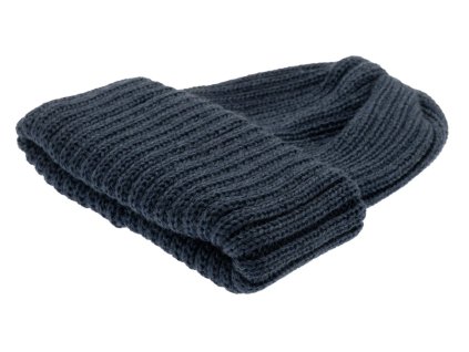 Zimná modrá unisex čiapka CTH Ericson - 100 % vlna - Nelson Denim Blue