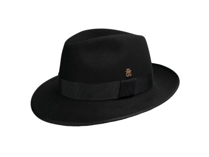 Luxusný čierny klobúk Mayser - Jeremiah Biber