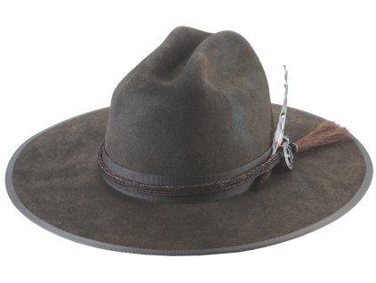 Bullhide Bangtail – plstený klobúk Ash