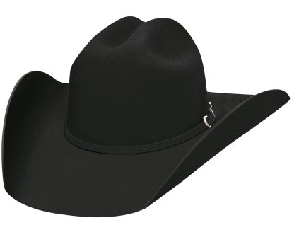 Bullhide Appaloosa 2X – čierny rodeo klobúk