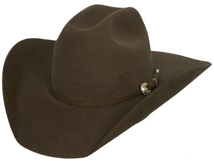 Westernový hnedý klobúk KINGMAN 4x