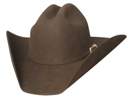 Westernový klobúk Back Roads 6X Chocolate – vlnený kovbojský klobúk