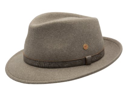 Béžový klobúk trilby Mayser - Maleo Mayser
