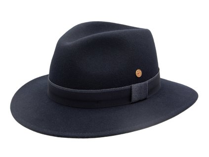 Luxusný vodeodolný modrý klobúk Mayser - Georgia Limited Ed