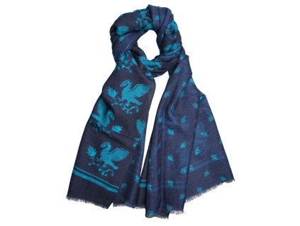 Obojstranný vlnený šál Calabrese Napoli