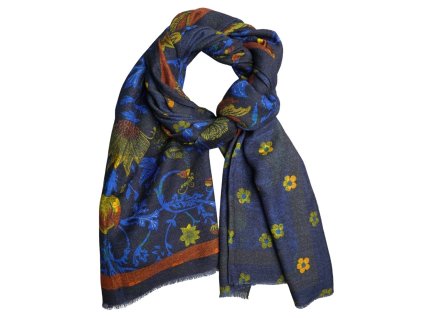 Obojstranný vlnený šál Calabrese Napoli