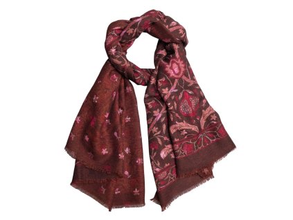 Obojstranný vlnený šál Calabrese Napoli