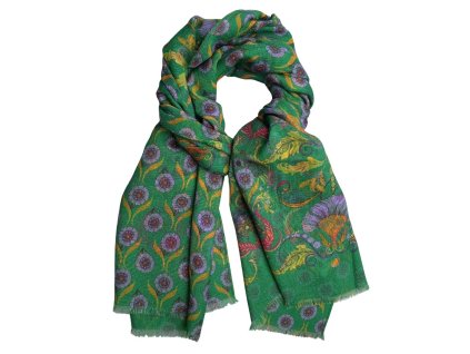 Obojstranný vlnený šál Calabrese Napoli