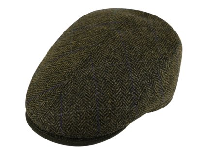 Zimná olivová pánska bekovka od Fiebig - Shetland