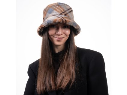 Luxusný chlpatý bucket hat Philippa - Mayser