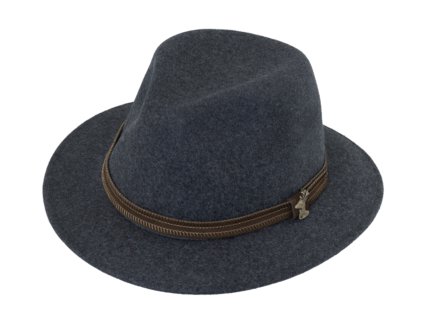 31066 sedy myslivecky klobouk fiebig nemackavy a vodeodolny s odznakem jelena