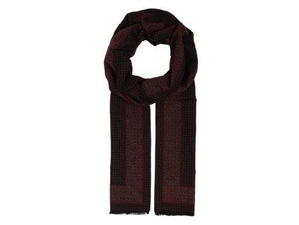 Bordová šatka so vzorom od Fiebig