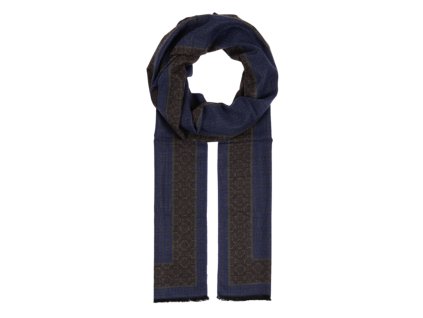 Modrá šatka so vzorom od Fiebig