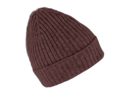 Kašmírová bordo unisex čiapka Fiebig