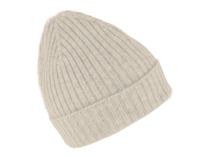 Kašmírová unisex čiapka Natur od Fiebig