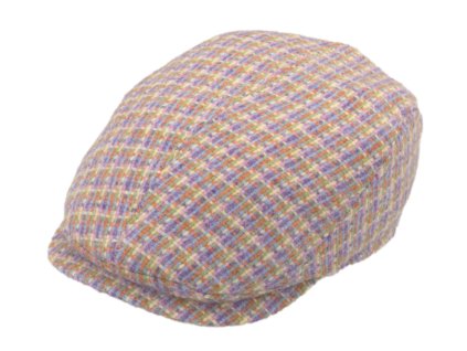 Pánska vlnená bekovka Apple Green - Fiebig - Harris Tweed