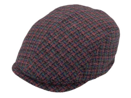 Pánska vlnená bekovka Khaki - Fiebig - Harris Tweed