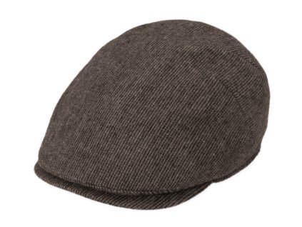 Zimná pánska hnedá bekovka od Fiebig - Shetlandská vlna