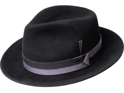 Bailey Appley – čierny klobúk z prémiové velúrovej plsti