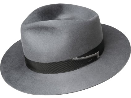 Bailey Redley – grafitový pánsky klobúk z plsti Superfine Velour