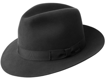 Bailey Draper III – čierny pánsky klobúk z králičej a bobriej srsti