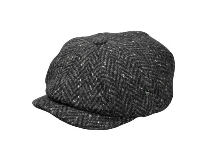 Zimná šedá čiapka Bakerboy od CitySport - Donegal Tweed 301