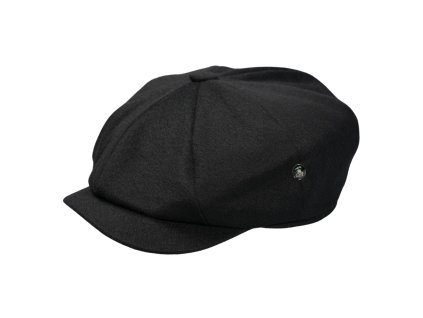 Pánska čierna zimná vlnená šiltovka City Sport