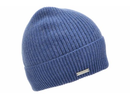 Kašmírová svetlomodrá čiapka od Seeberger - Classic Cashmere