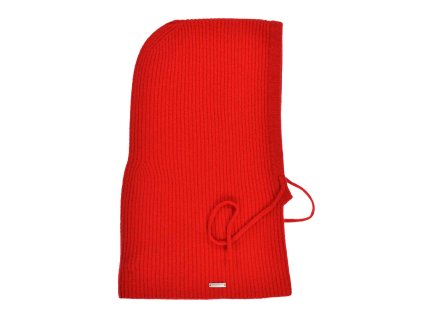 Kašmírová červená čiapka/kapucňa od Seeberger - Balaklava