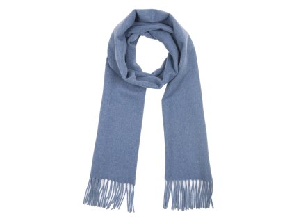 Svetlomodrá šatka 37 x 180 cm - 100 % Kašmír