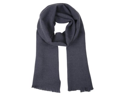 Tmavosivá vlnená šatka Ma.Al.Bi. – 35×180 cm