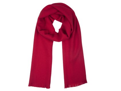 Tmavá červená vlnená šatka Ma.Al.Bi. – 35×180 cm