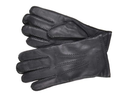 Pánske kožené rukavice Seeberger z jahňacej kože – vlna/kašmír