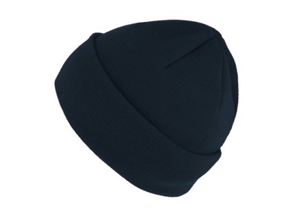 Tmavomodrá unisex čiapka Fiebig - 100 % vlna Merino