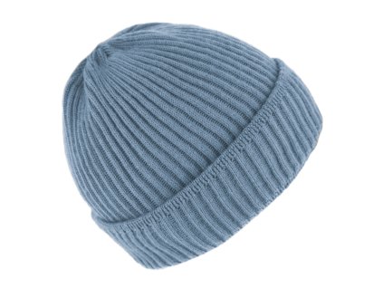Svetlomodrá unisex čiapka Fiebig - 100 % vlna Merino