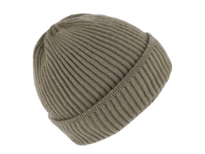Unisex čiapka Taupe Fiebig - 100 % vlna Merino