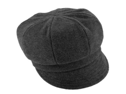 Dámska zimná sivá vlnená nepremokavá šiltovka - Sympatex