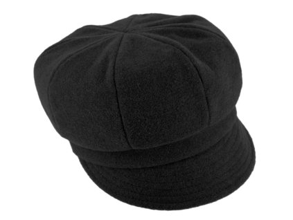 Dámska zimná čierna vlnená nepremokavá šiltovka - Sympatex