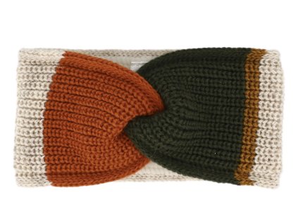 Dámska zimná čelenka - Fiebig olivová