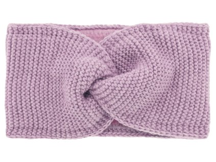 Dámska zimná čelenka - Fiebig Lilac