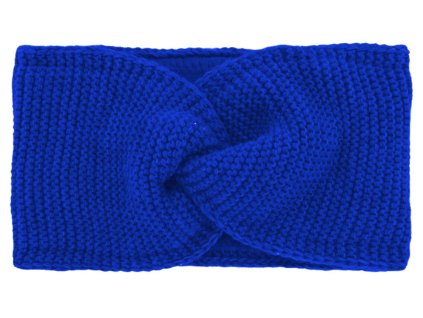 Dámska zimná čelenka - Fiebig kráľovská modrá