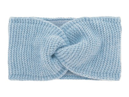 Dámska zimná čelenka - Fiebig Light Blue