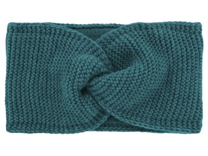 Dámska zimná čelenka - Fiebig Petrol